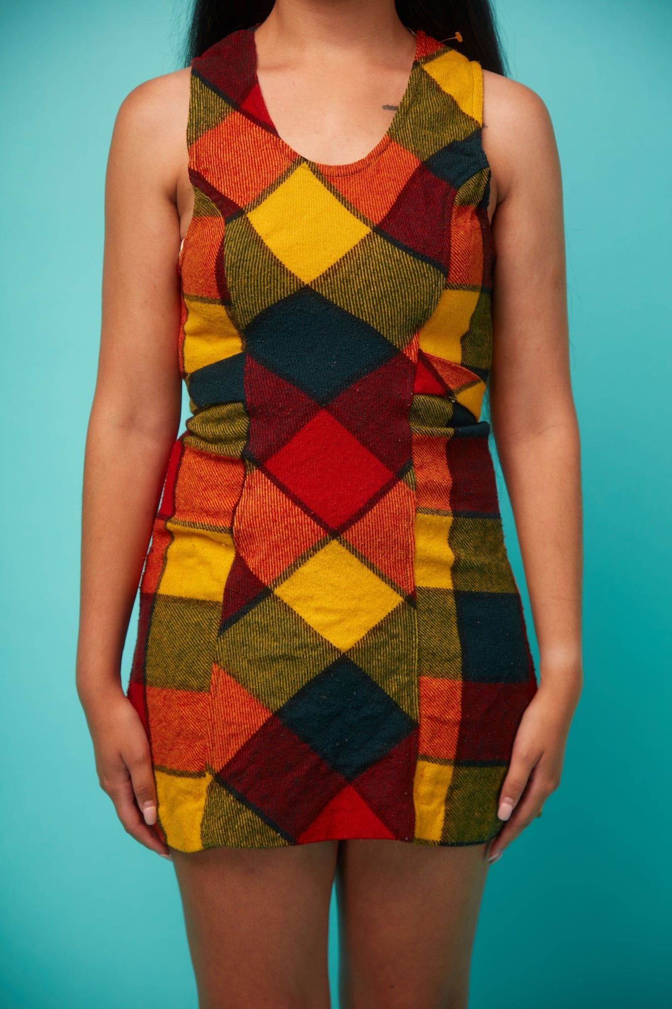 Multi-colorful Sleeveless Shirt - VinCo Apparel