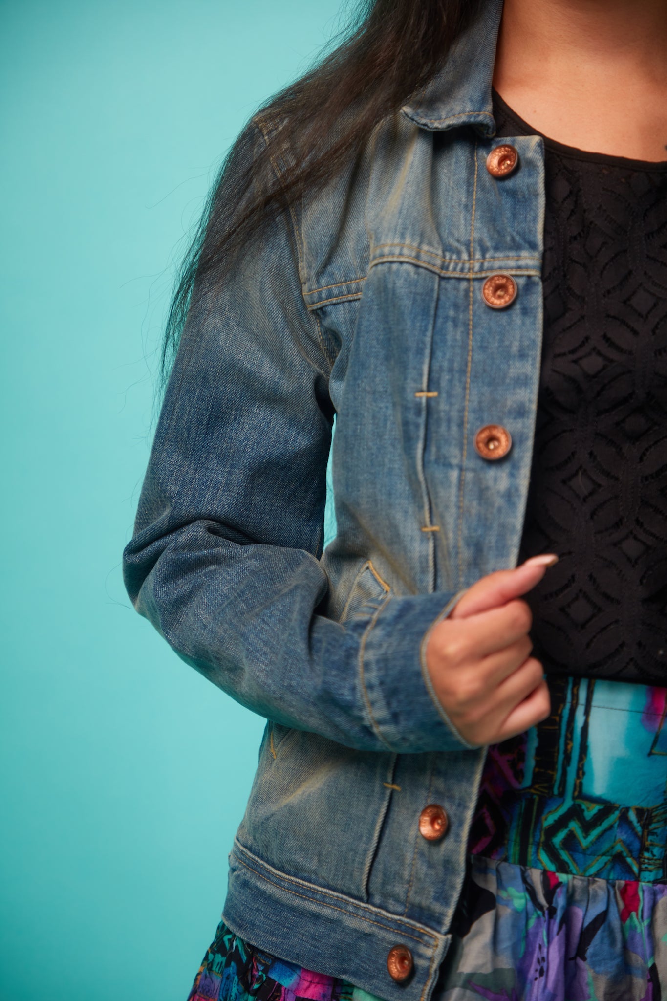 Women's Blue Jeans Jacket - VinCo Apparel