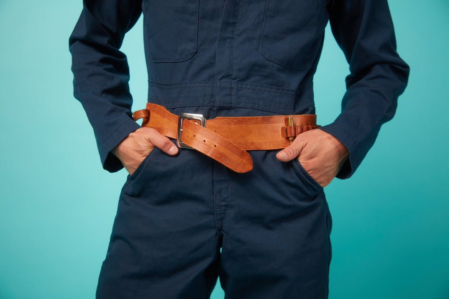 Brown Vintage Cartridge Belt - VinCo Apparel