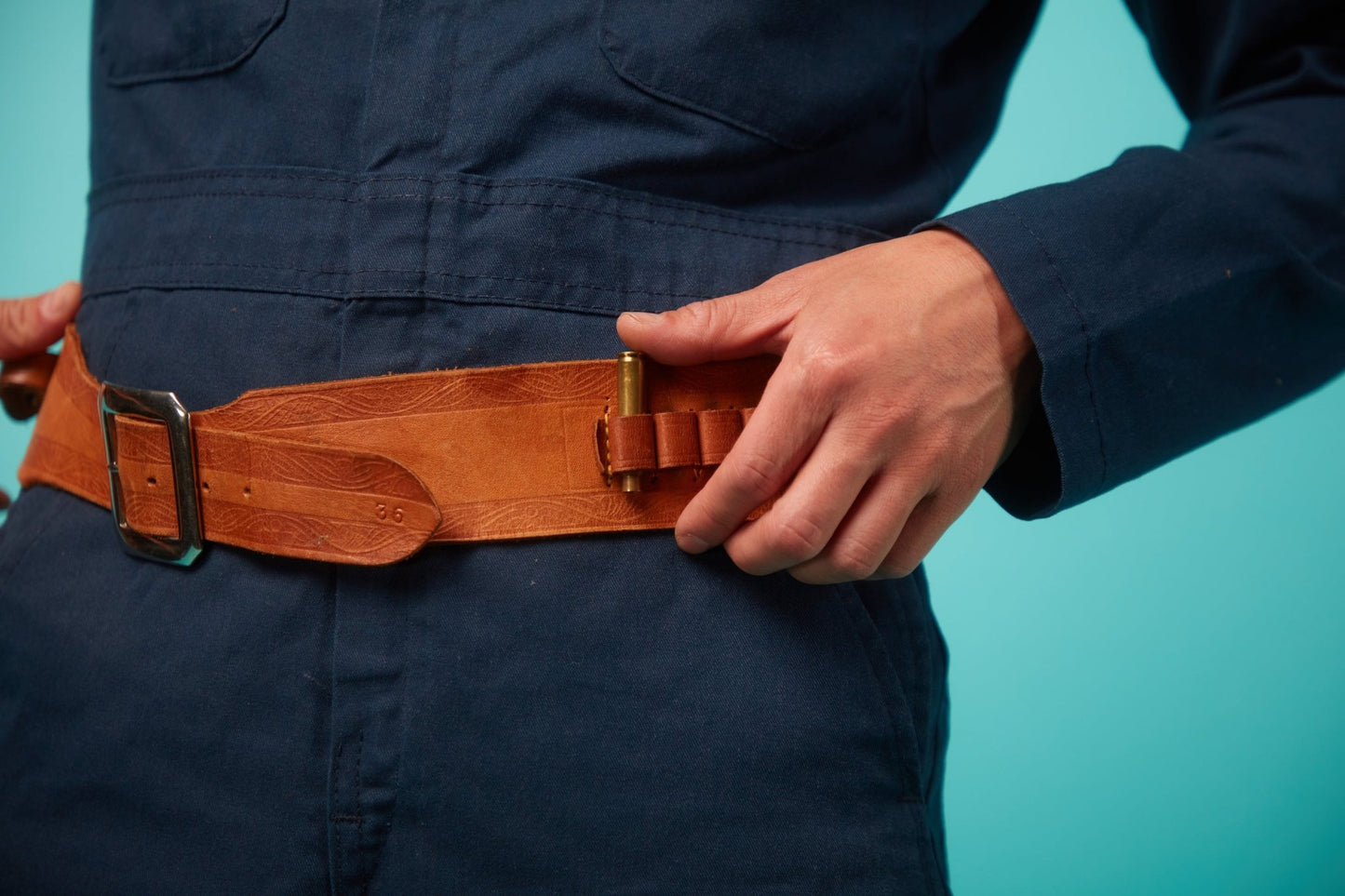 Brown Vintage Cartridge Belt - VinCo Apparel