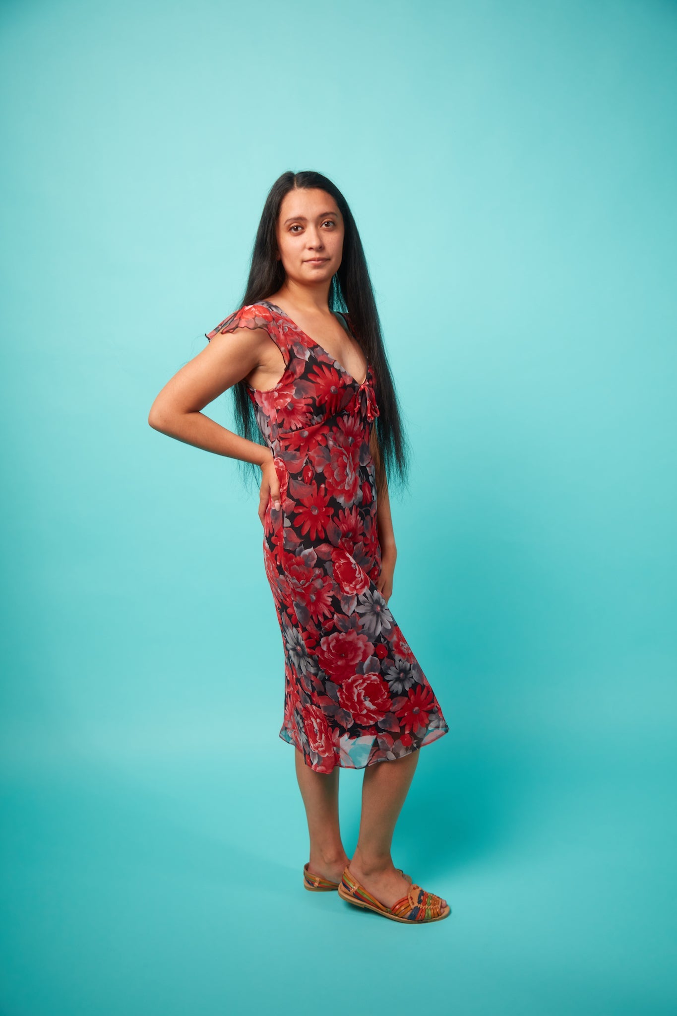 Colorful Women's Dress - VinCo Apparel