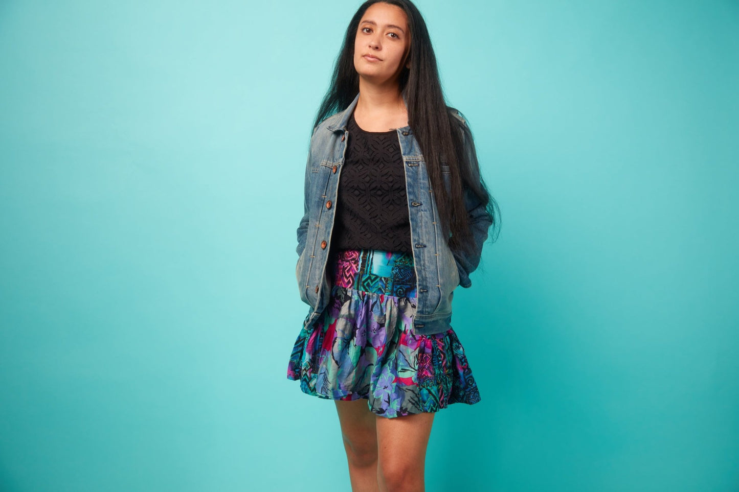 Colorful Women's Skirt - VinCo Apparel