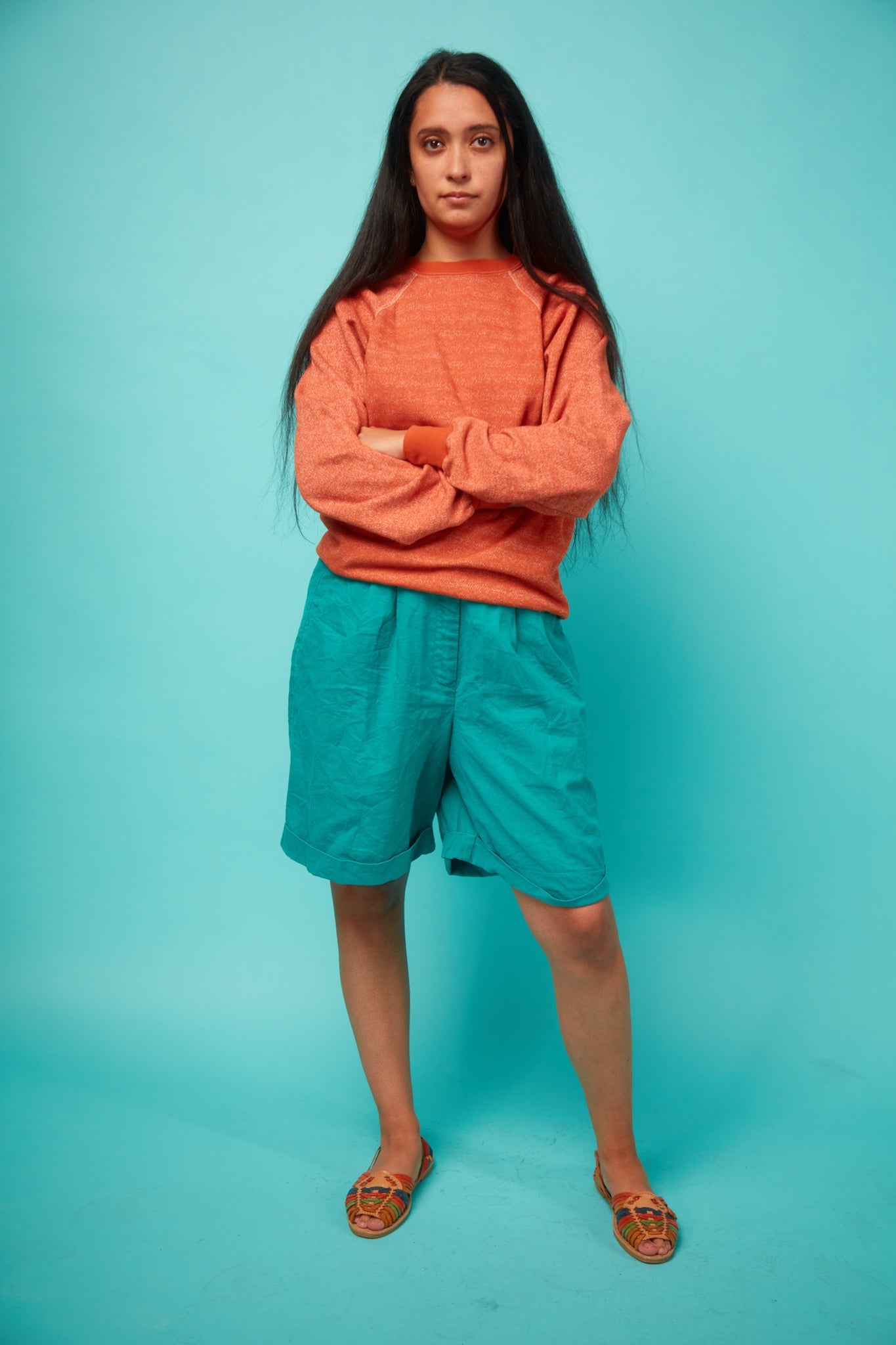 Light Blue Khaki Blue Shorts - VinCo Apparel