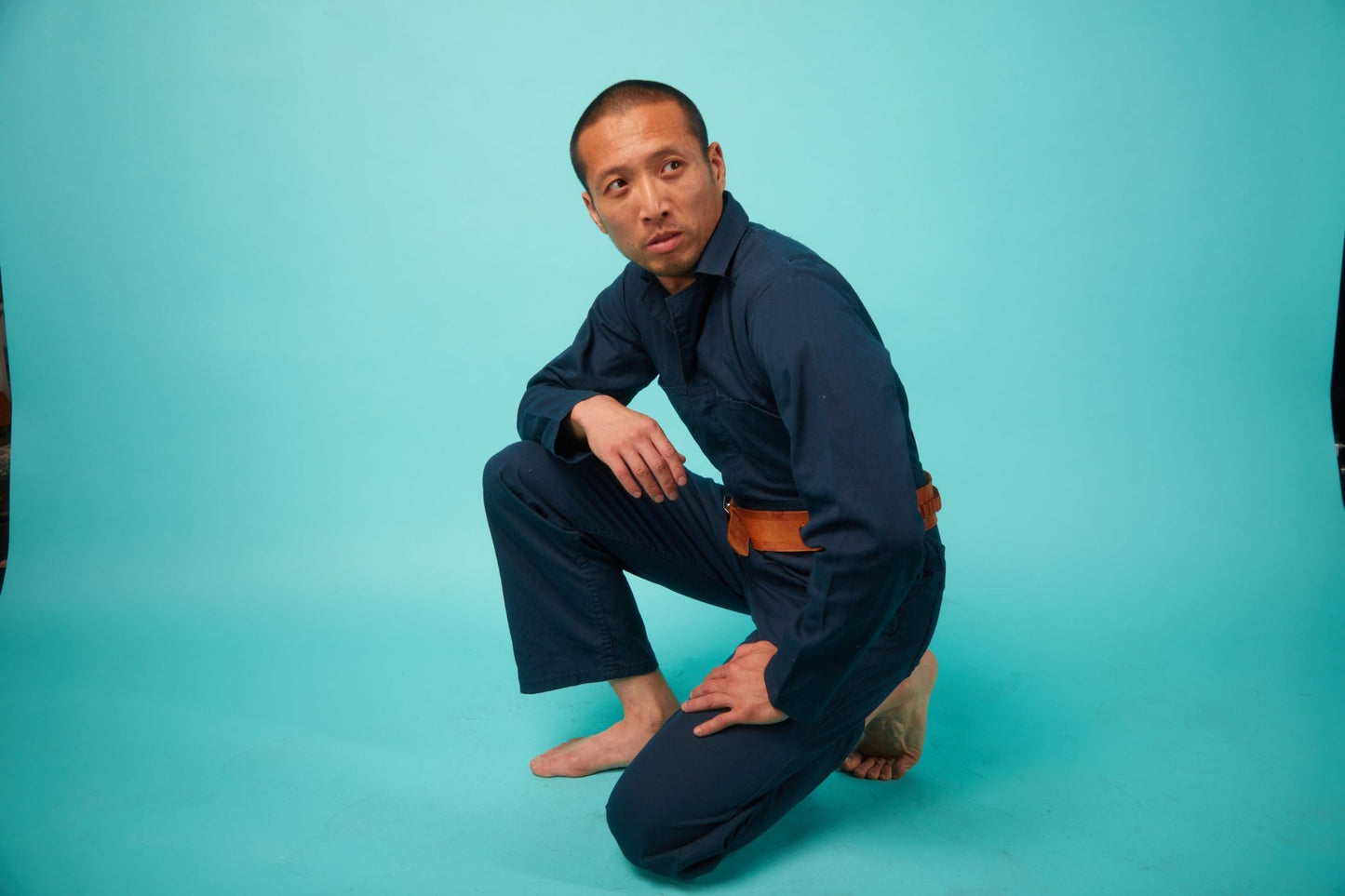 Men's Blue Coveralls - VinCo Apparel