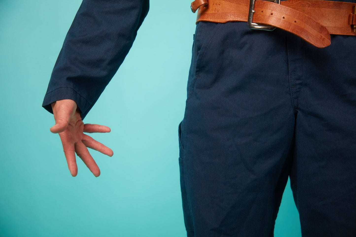 Men's Blue Coveralls - VinCo Apparel