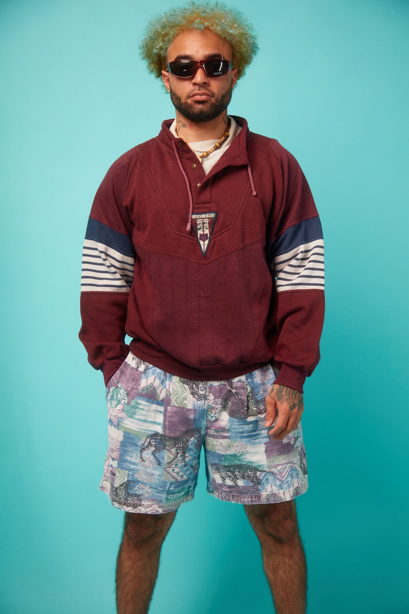 Men's Throwback Collared Shirt - VinCo Apparel