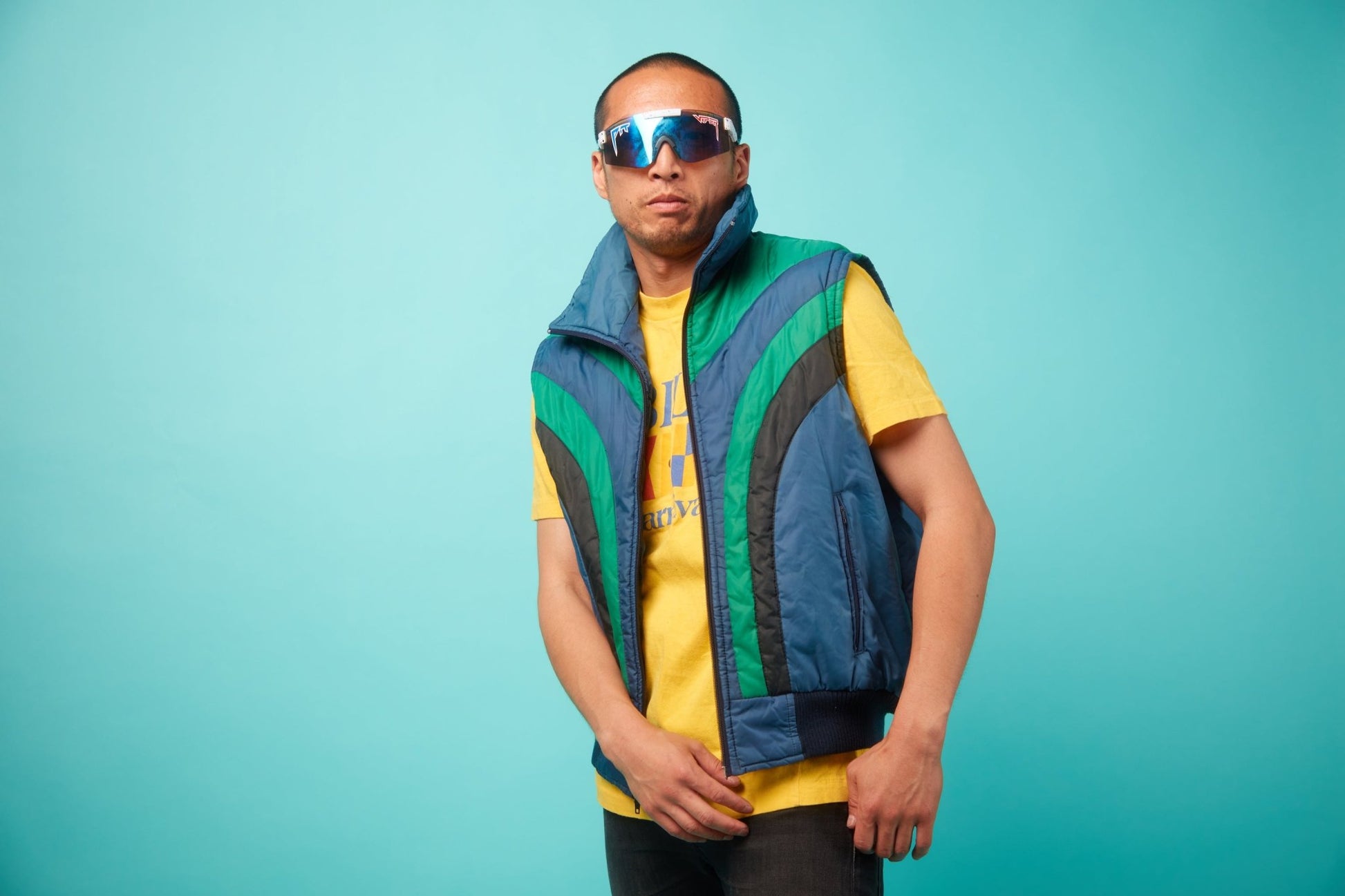 Men's Vintage Puff Vest - VinCo Apparel
