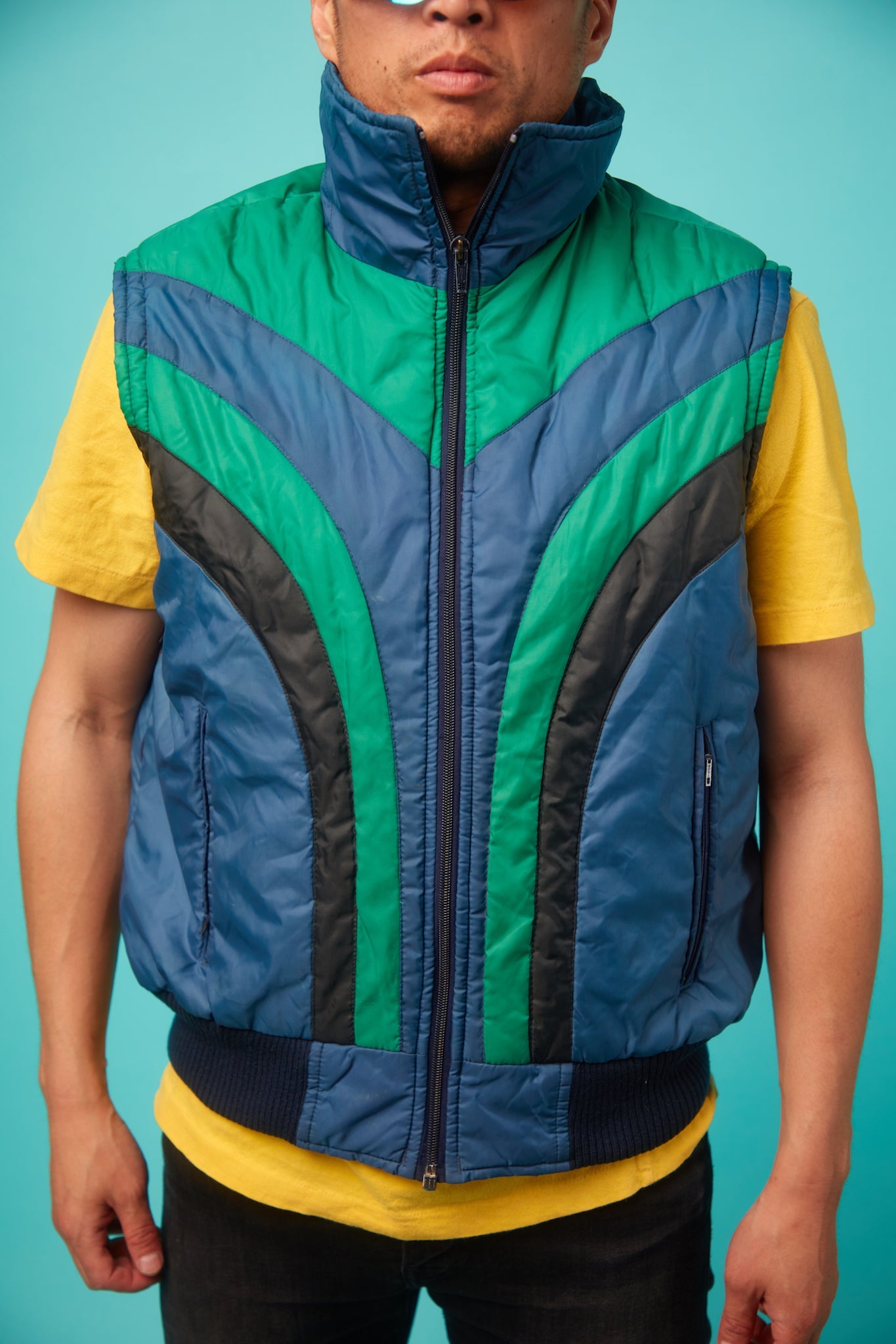 Men's Vintage Puff Vest - VinCo Apparel