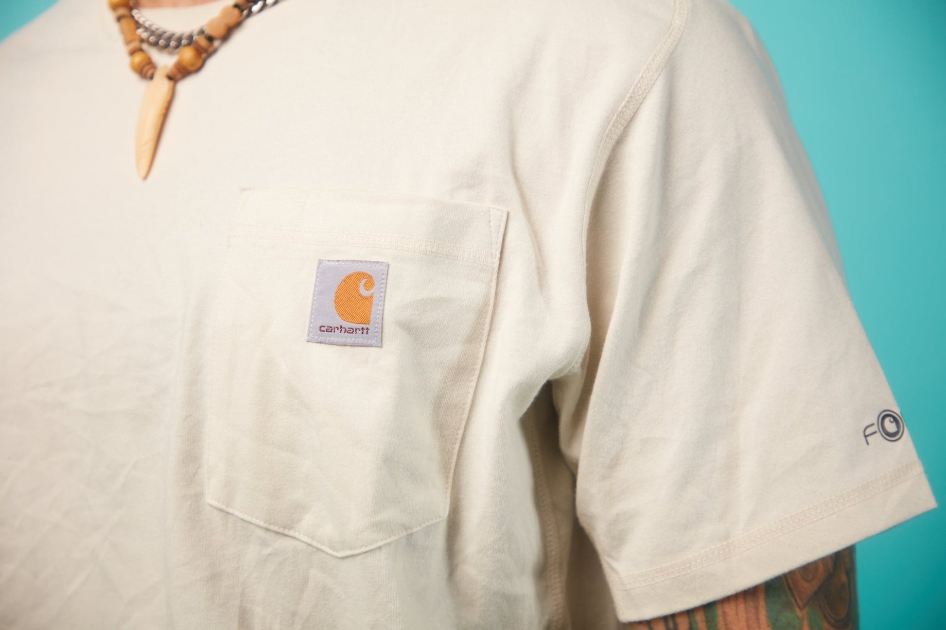 Men's Vintage White T-shirt - VinCo Apparel