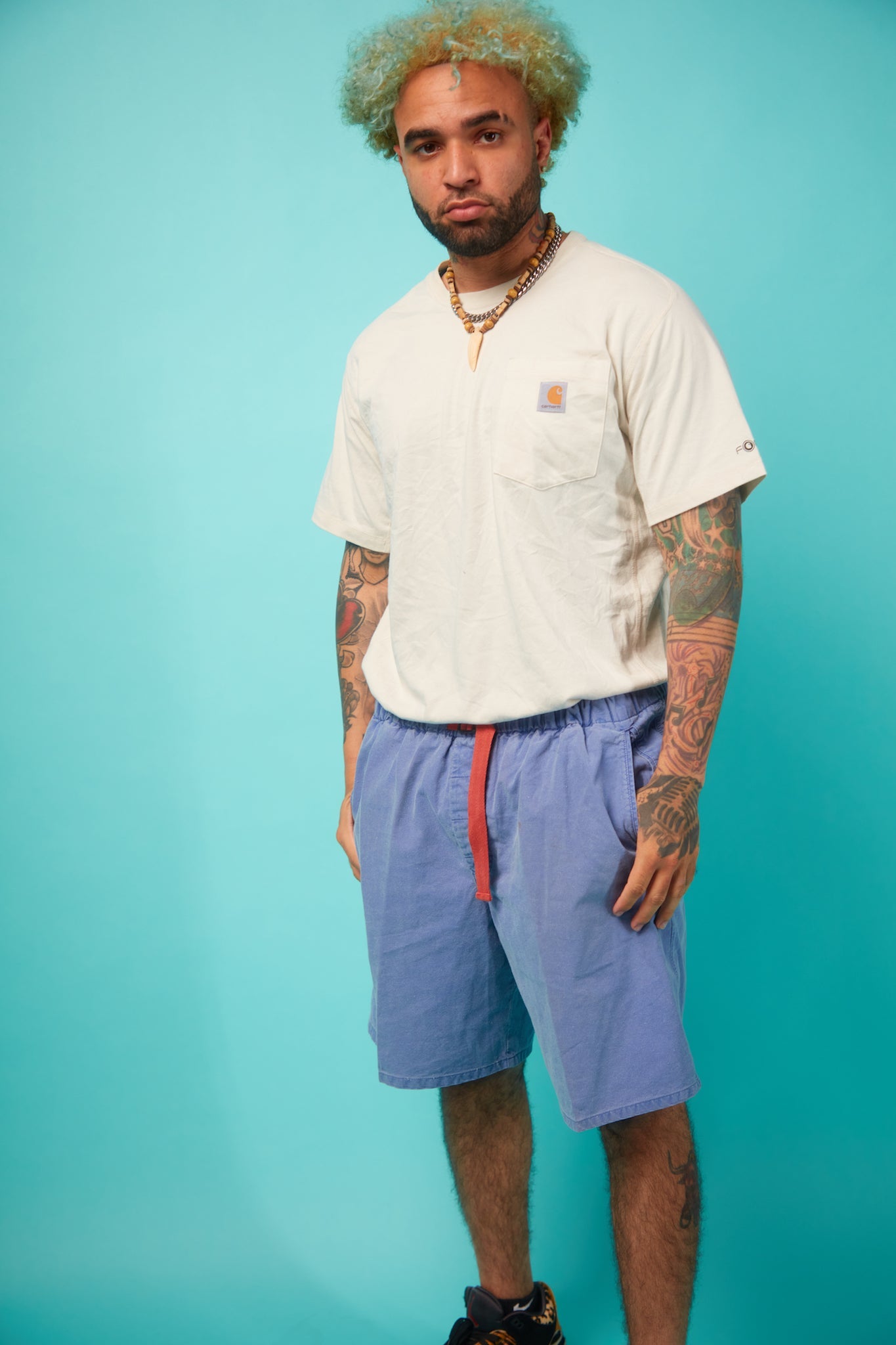 Men's Vintage White T-shirt - VinCo Apparel