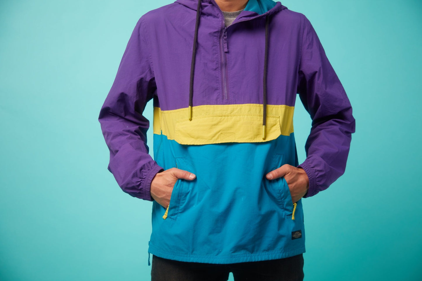 Multi-color Long Sleeve Windbreaker - VinCo Apparel