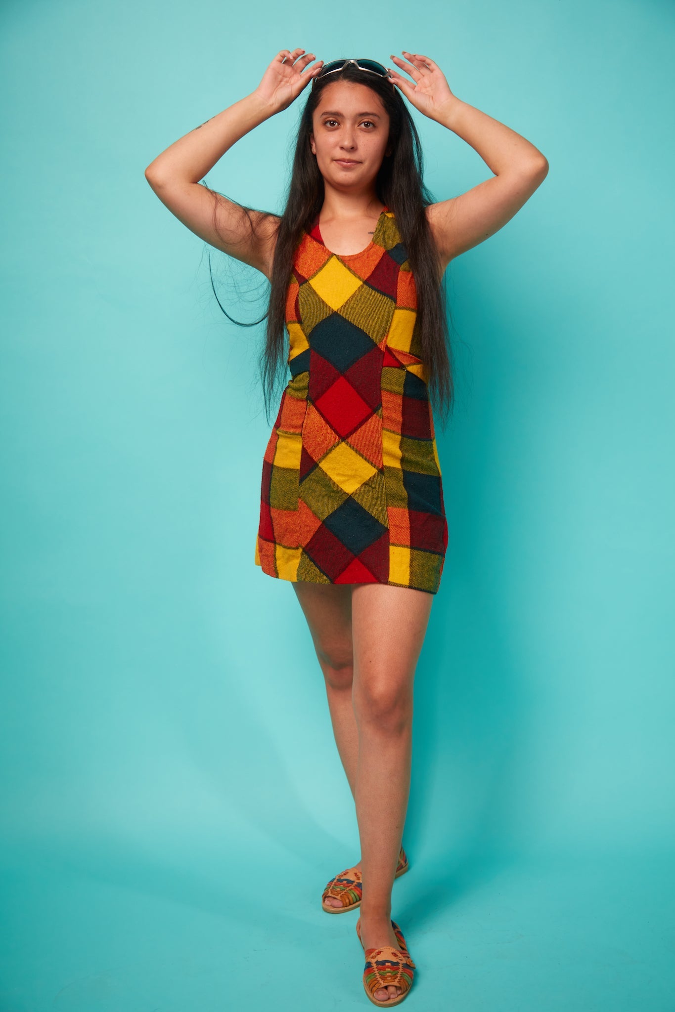 Multi-colorful Sleeveless Shirt - VinCo Apparel