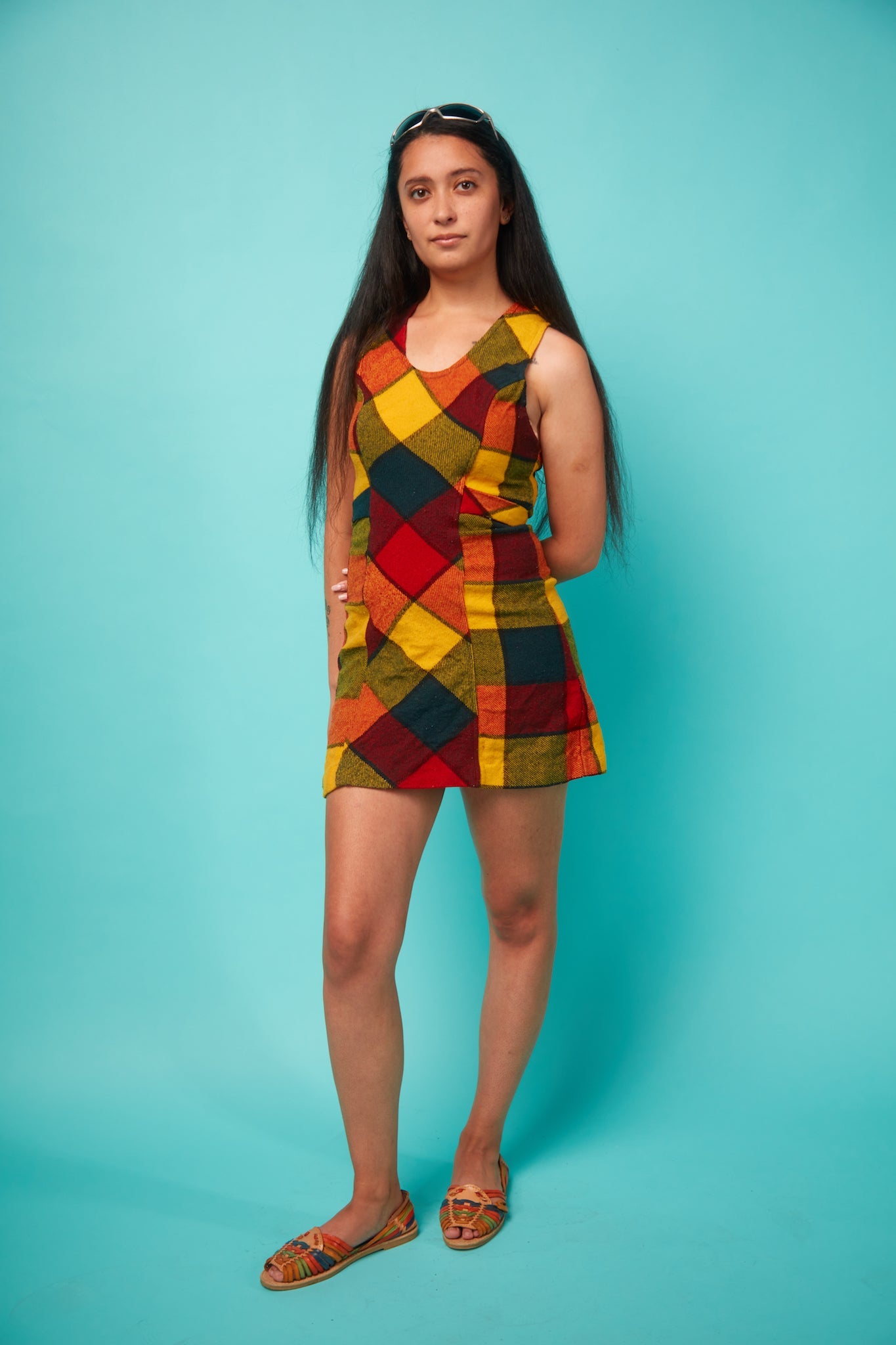 Multi-colorful Sleeveless Shirt - VinCo Apparel