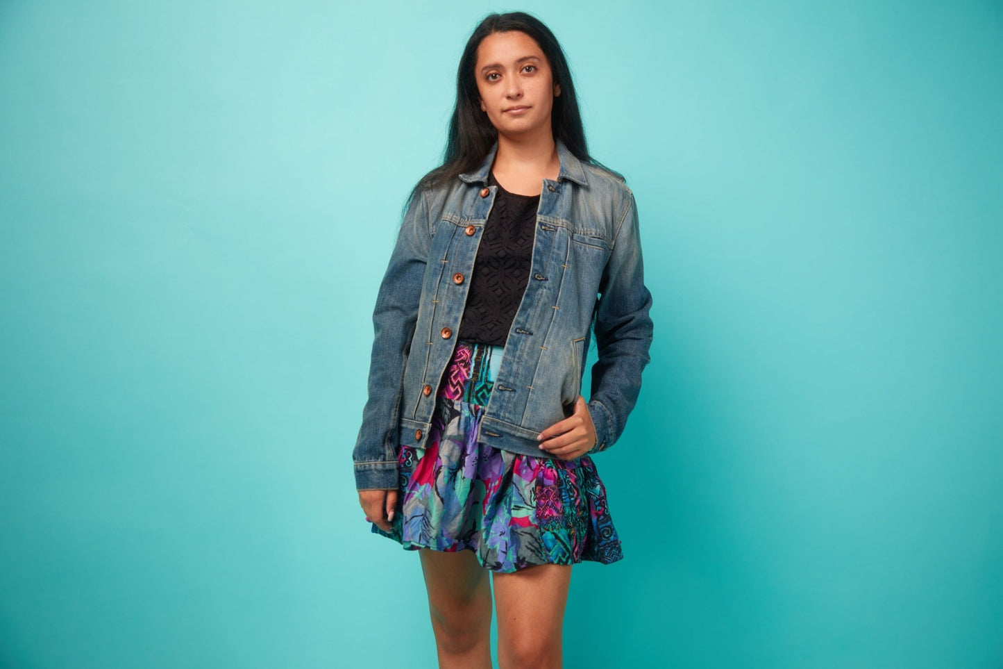 Women's Blue Jeans Jacket - VinCo Apparel