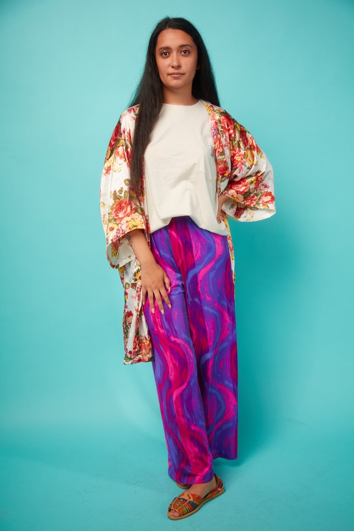 Women's Chique Satin Robe - VinCo Apparel