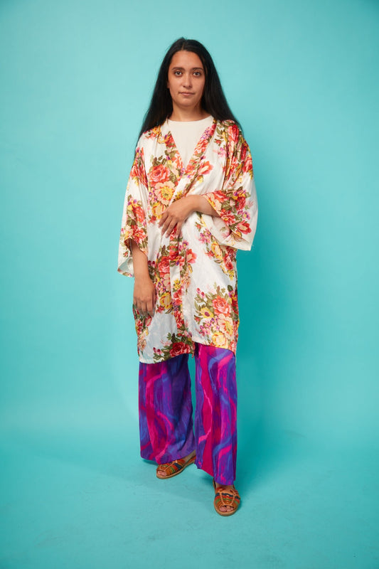 Women's Chique Satin Robe - VinCo Apparel